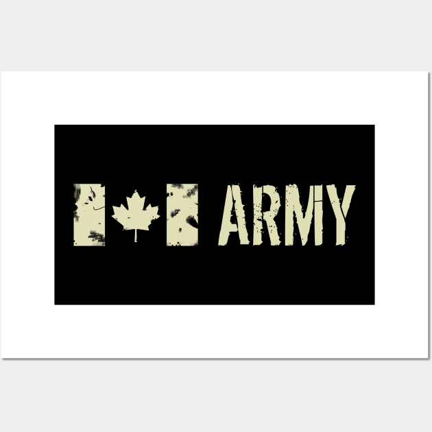 Canadian Army Wall Art by Jared S Davies